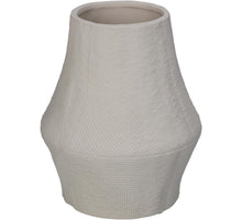 Vase Porcelain White 12.6x12.6x15.3cm