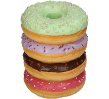 Candle Stick Donut Polyresin Multi 9x9x12cm