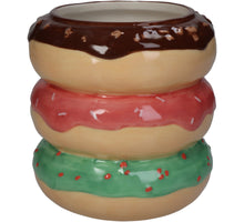 Planter Donut Fine Earthenware Multi 14x14x14.5cm