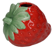 Vase Strawberry Fine Earthenware Red 12.5x10.4x10cm