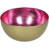 Candle Stick Metal Pink 8x8x4cm