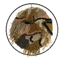 Wall Plaque Fabric Multi 98x2x98cm