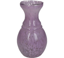 Vase Glass Lilac 8x8x15cm