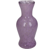Vase Glass Lilac 8x8x16cm