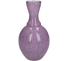 Vase Glass Lilac 12x12x23cm