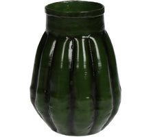 Vase Aluminium Grün 7.5x7.5x11.5cm