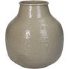Vase Aluminium Ivory 15x15x17cm