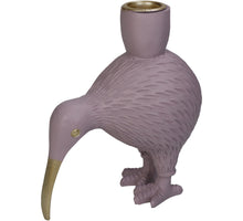 Candle Stick Bird Polyresin Lilac 12.5x7x14.5cm