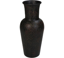Vase Iron Black 8x8x19cm
