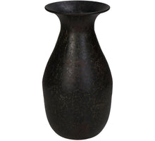 Vase Iron Black 10x10x19,5cm