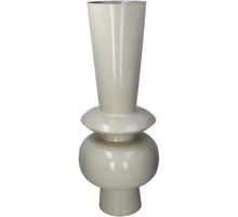 Vase Iron Ivory 30x30x76cm