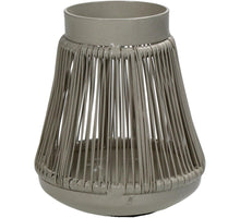 Candle Holder Iron Ivory 7.5x7.5x9cm
