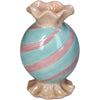 Candle Stick Candy Fine Earthenware Multi 10.1x8.6x16.2cm