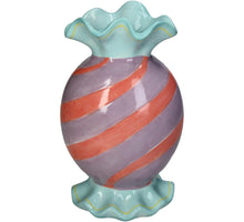 Vase Candy Fine Earthenware Multi 13.5x10.5x22.7cm