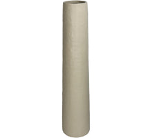 Vase Fine Earthenware Beige 12.5x12.5x59.5cm
