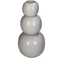 Candle Holder Iron Beige 13.5x13.5x27.5cm