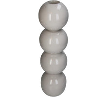 Candle Holder Iron Beige 10x10x39.3cm