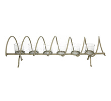 Candle Holder Iron Beige 80x15x21cm