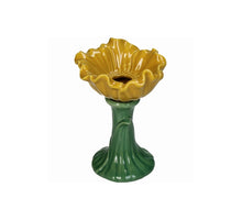 Vase Poppy Fine Earthenware Yellow 10x10x14.7cm