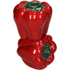 Candle Stick Bell Pepper Fine Earthenware Red 9x8.6x14.4cm