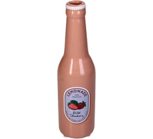 Vase Lemonade Strawberry Bottle Fine Earthenware Multi 6.5x6.5x24cm