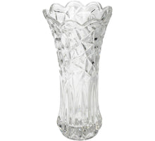 Vase Glass Clear 10x10x19.5cm