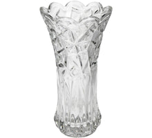 Vase Glass Clear 12.5x12.5x24cm
