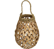 Lantern Water Hyacinth Natural 24x24x31cm
