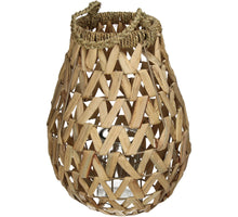 Lantern Water Hyacinth Natural 31x31x40cm