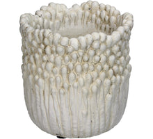 Planter Concrete White 12x12x12.5cm
