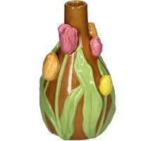 Vase Tulip Dolomite Multi 13.3x12.7x21.6cm