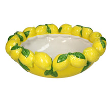 Bowl Lemon Dolomite Yellow 30x29.6x10.3cm