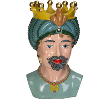 Vase Men Crown Polyresin Multi 19x18.4x33cm