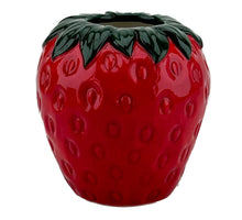Vase Strawberry Dolomite Red 9x9x9.3cm