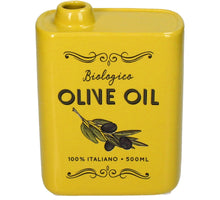 Vase Olive Oil Fine Earthenware Yellow 13x5.5x17cm