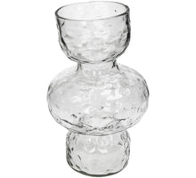 Vase Glass Clear 17x17x27.5cm