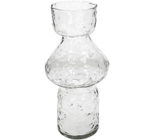 Vase Glass Clear 15x15x31cm