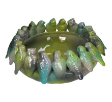 Bowl Birds Stoneware Multi 37.5x37.5x15cm