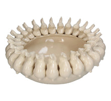 Bowl Bunnies Stoneware White 37.5x37.5x15cm