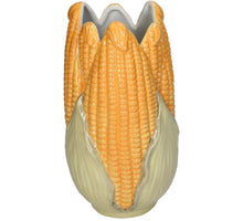 Vase Corn Stoneware Yellow 12x12x22cm