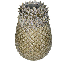 Vase Stoneware Green 22x22x34.5cm