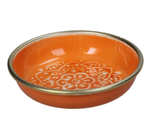 Bowl Iron Orange 11x11x2.5cm