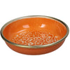 Bowl Iron Orange 11x11x2.5cm