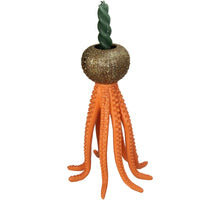Candle Stick Octopus Polyresin Orange 17.5x17.5x27.5cm