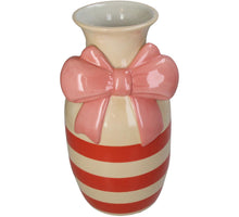 Vase Bow Stoneware Multi 17.3x16.7x32cm