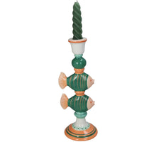 Candle Stick Fishes Stoneware Multi 10.4x9.3x26.5cm