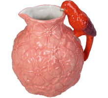 Vase Bird Stoneware Pink 18x15.7x20.7cm