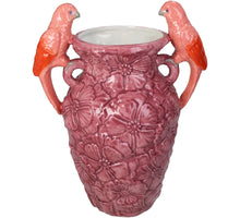 Vase Bird Stoneware Purple 23x16x29.8cm