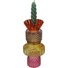 Candle Stick Glass Multi 9.9x9.9x21.5cm