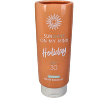 Vase Sunscreen Fine Earthenware Orange 8x6.9x20.8cm